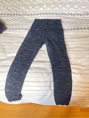 lululemon athletica Black Subtle Camo align Leggings